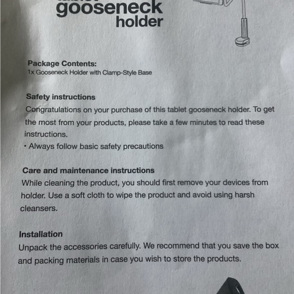 Ipad gooseneck holder. - Picture 3 of 3